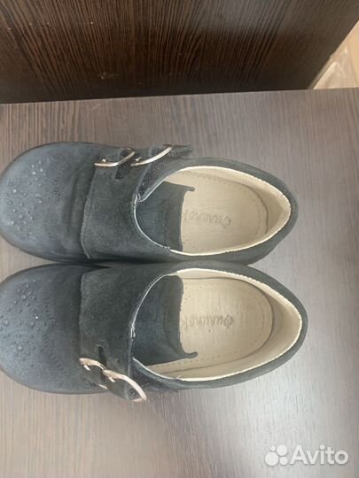 Детские ботинки для девочки чёрные