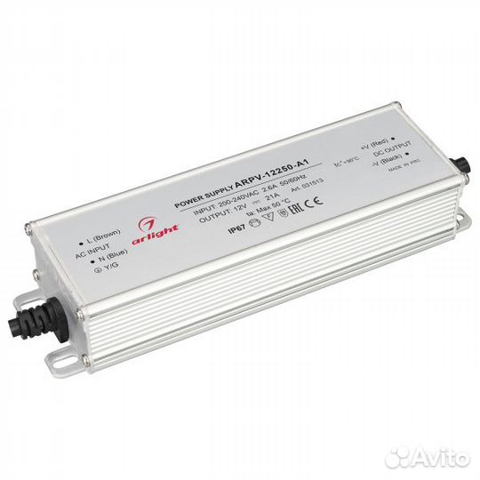 Блок питания Arlight 12V, 21A, 252W IP67