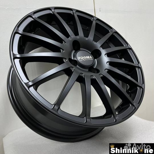 Литые диски R16 4/98 proma RS Чёрный матовый
