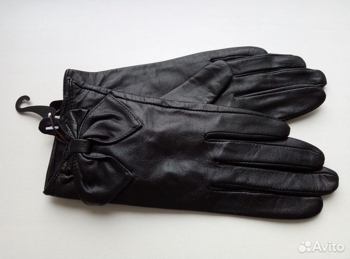 Перчатки кожаные