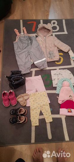 Набор вещей для девочки 1,6 лет