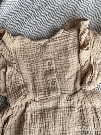 Боди из муслина 74-80