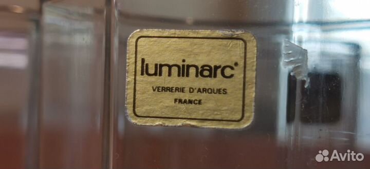 Стаканы и рюмки luminarc винтаж