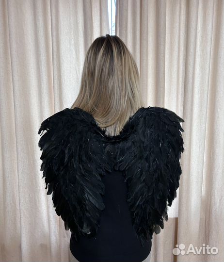 Черные крылья и нимб