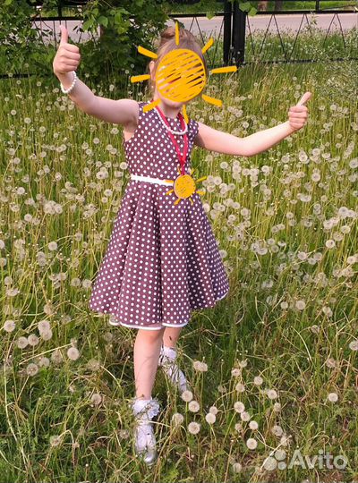 Платье нарядное Стиляги 122 размер