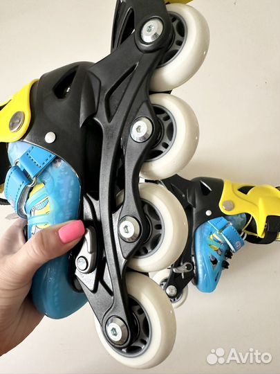 Роликовые коньки детские раздвижные 23-26