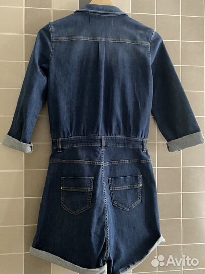 Джинсовый комбинезон женский 42 44