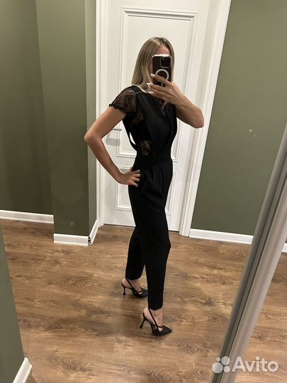 Комбинезон и платье кожзам zara, размер xs-s