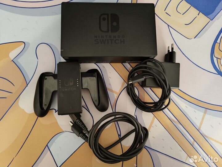 Nintendo Switch V2 прошитая 128гб(picofly)