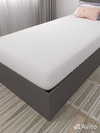 Мс Мори Кровать крм 900.1 (мп) Графит