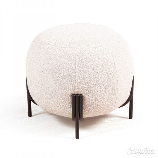 Пуф Bali, букле белый