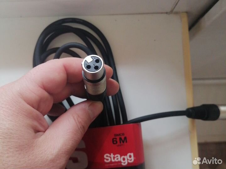 Микрофонный кабель Stagg 6M