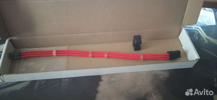 Кабель 6-pin +ATX адаптер 6pin угол 180