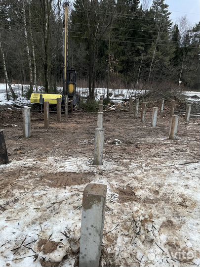 Жб сваи для фундамента с установкой