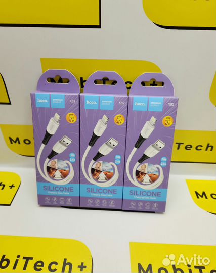 Hoco x82 силиконовый провод для iPhone
