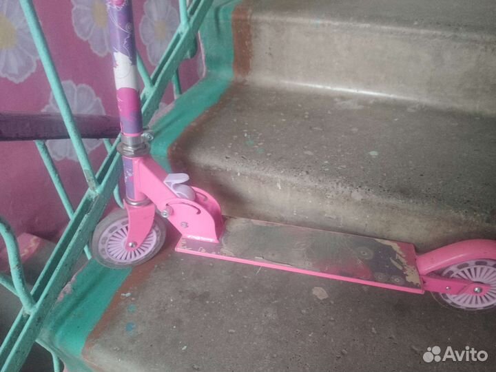 Самокат детский двухколесный бу