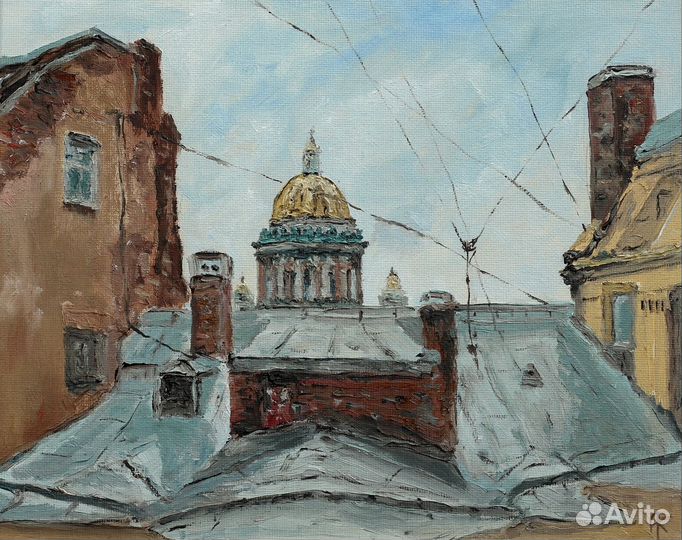 Картины маслом виды Петербурга