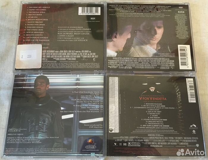 Саундтреки Audio CD Аудио Компакт Диски