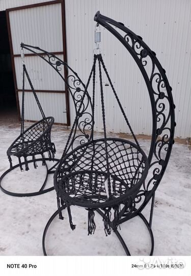 Садовые качели кокон