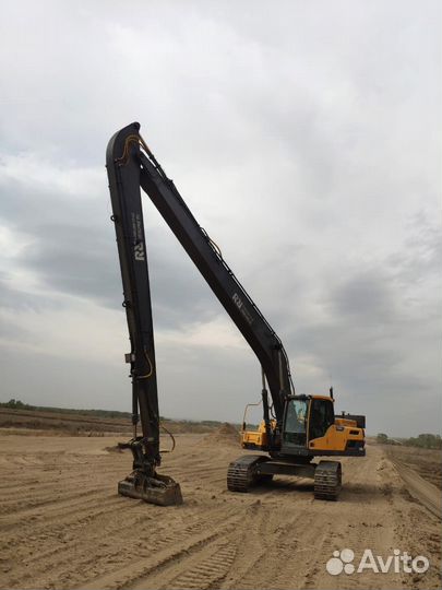 Удлиненное рабочее оборудование 16м на экскаватор