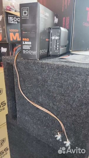 Сабвуфер Урал TT 12 1100W max и усилитель