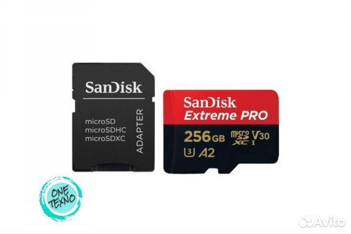 Карта памяти Sandisk Extreme Pro microsdxc 256 гб