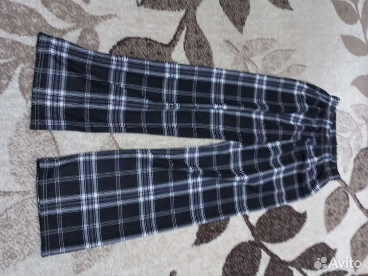 Брюки в клетку