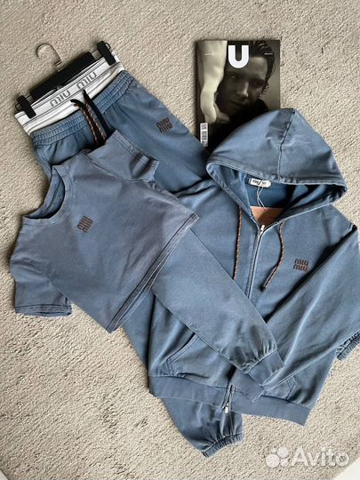 Костюм тройка женский miu