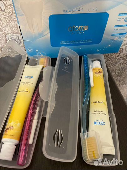 Дорожный набор, футляр паста щётка Атоми Корея