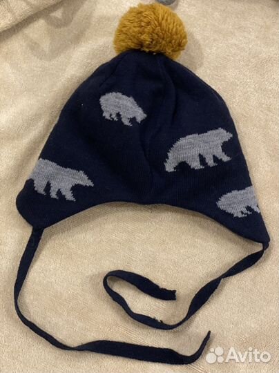 Шапочки шерстяные для девочки и мальчика