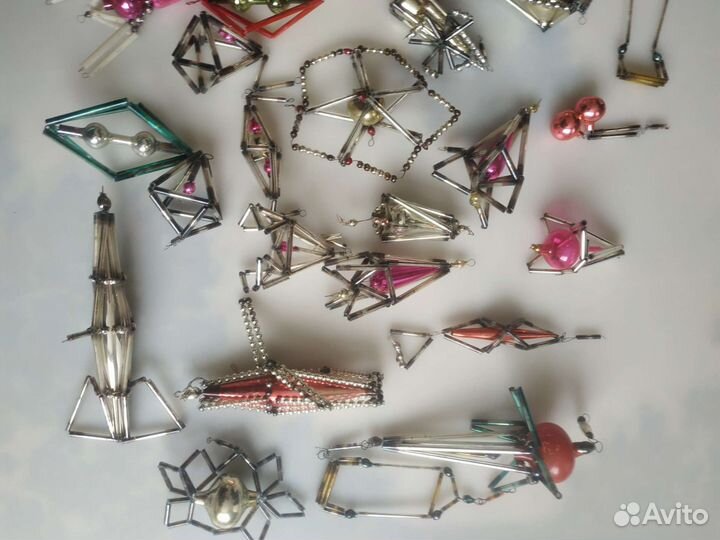 Елочные игрушки СССР глинка