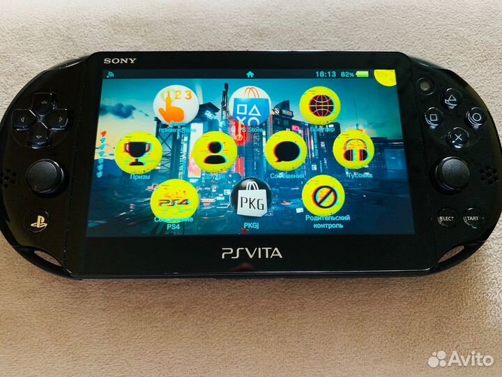 Sony Ps Vita Slim (128gb+8gb) Black