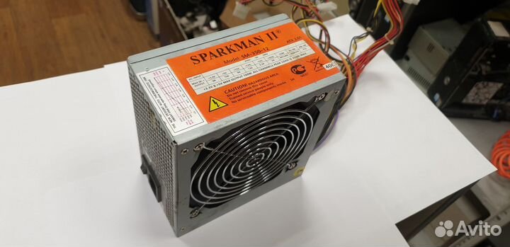 Блок питания ATX 350W sparkman II, 24+4 pin(15954)