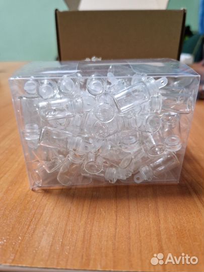 Стеклянные флаконы 1 мл 100 шт