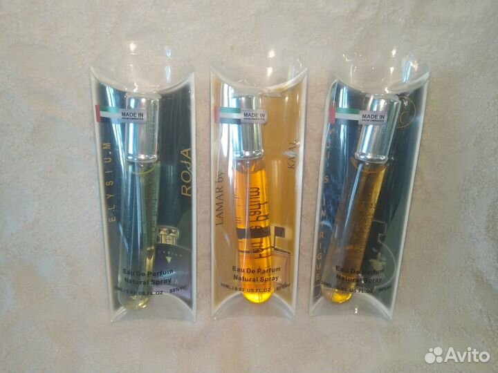 Миниатюры парфюмерии