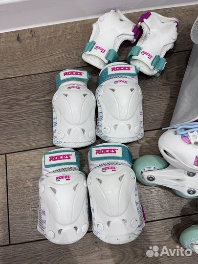 Коньки роликовые для девочки раздвижные 28-31