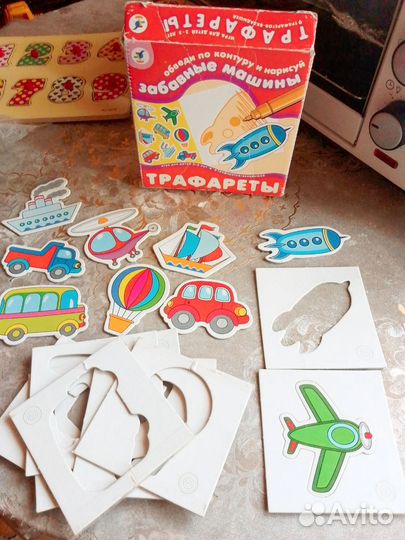 Развивающие деревянные кубики, игрушки и другое