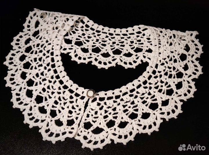 Белоснежные ажурные воротнички