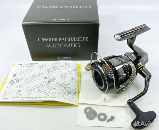 Катушка shimano (New) 24 twin power 4000MHG