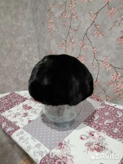 Женский норковый берет