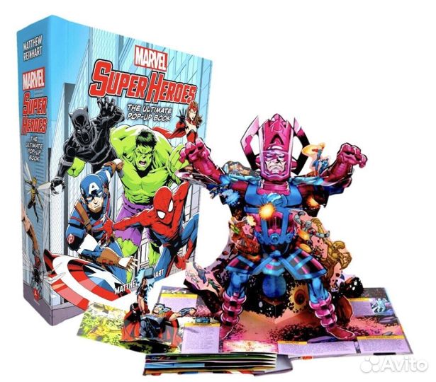 Книга: Супер Герои Marvel Super Heroes Pop Up Book