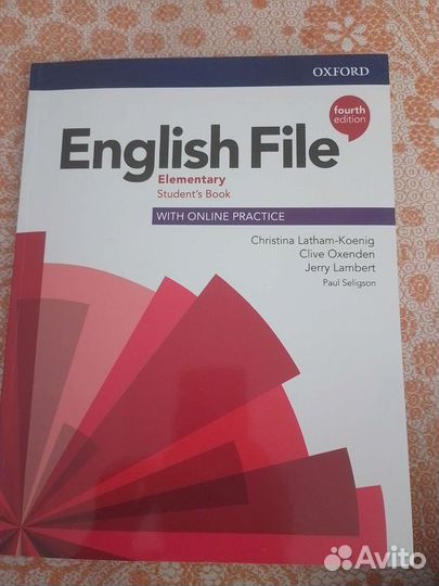 Учебник English file и тетрадь с кодом
