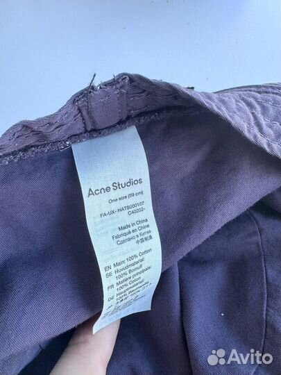 Acne Studios buko fade панама (cav empt palace y3)