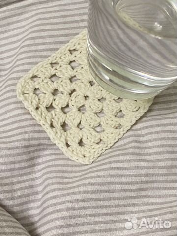 Подставка под горячее вязаная