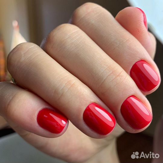 Маникюр + гель лак, наращивание, педикюр