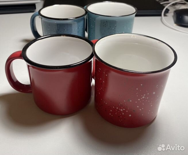 Бокалы для глинтвейна и кружки керамические