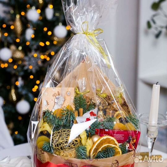 Новогодний подарок из сухофруктов