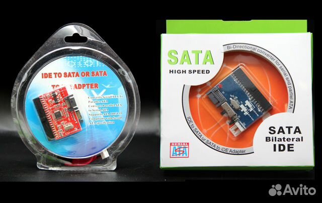 Двунаправленные переходники SATA на IDE
