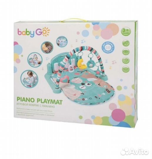 Развивающий коврик с пианино