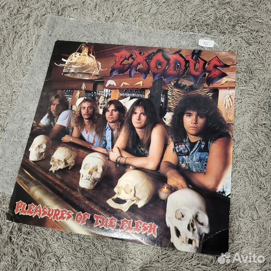 Винил Exodus – Pleasures Of The Flesh 1987г (UK)